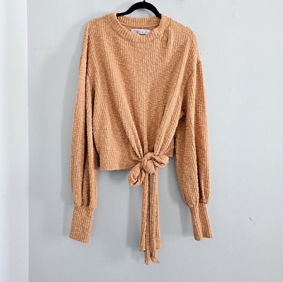 Free People Camel Knit Sweater - Picture 3 of 5